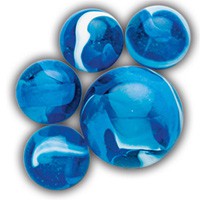 JUNGLE 2 / 42mm Assorted Marbles - Blue Jay - Dino - Tarantula - Tiger - 18 Threads