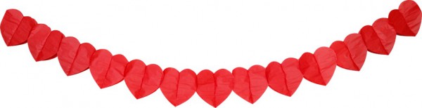 1 Garland - Heart - 4m