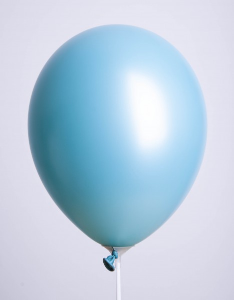 Aqua Blue balloons Metallic 5 