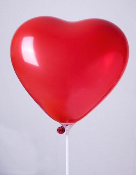 Red Heart balloons Cherry Deco