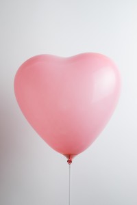 Pastel Pink Heart balloons