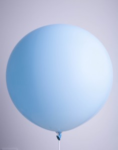 Opaque Sky Blue Deco balloons 24 