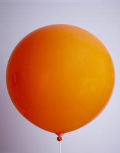 Deco Orange Crystal balloons 24 