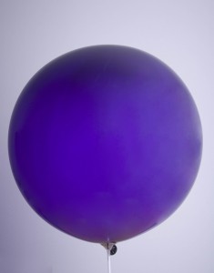 Opaque Purple Deco balloons 24 