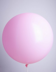 Decorative Candy Pink Opaque balloons 24 