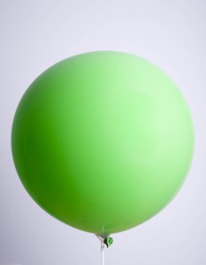 Opaque Lime Green Decorative balloons 24 