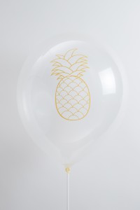 12 '' balloon- Assorted Pineapple Print